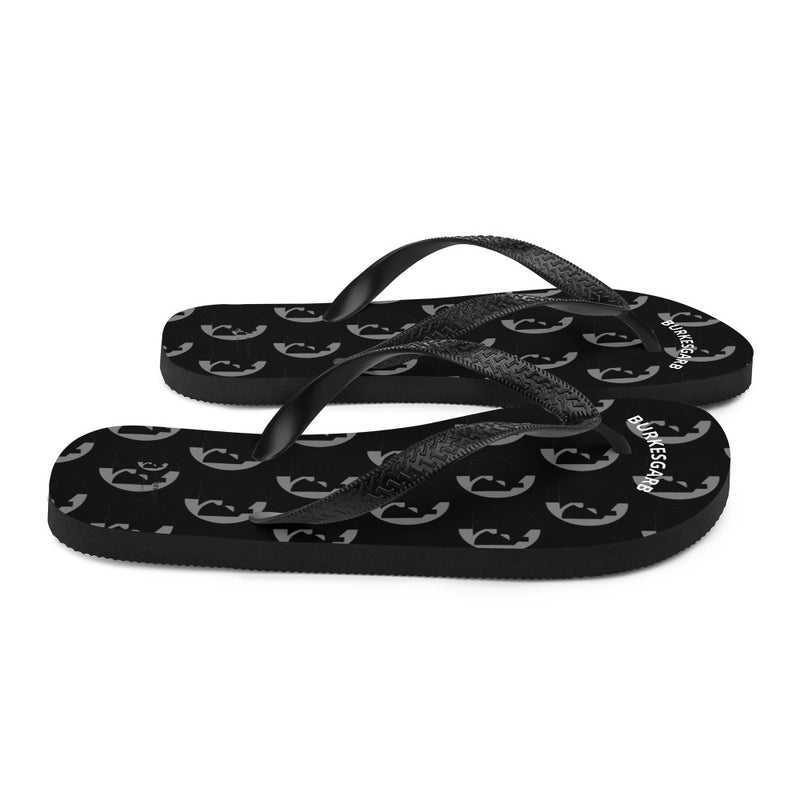 Step into Style and Comfort with Burkesgarb Logo Flip-Flops