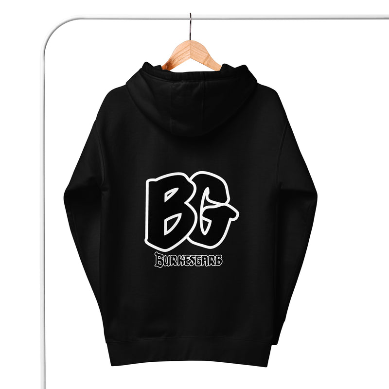 "Stay Cozy in Style with Burkesgarb BG Unisex Premium Hoodie"