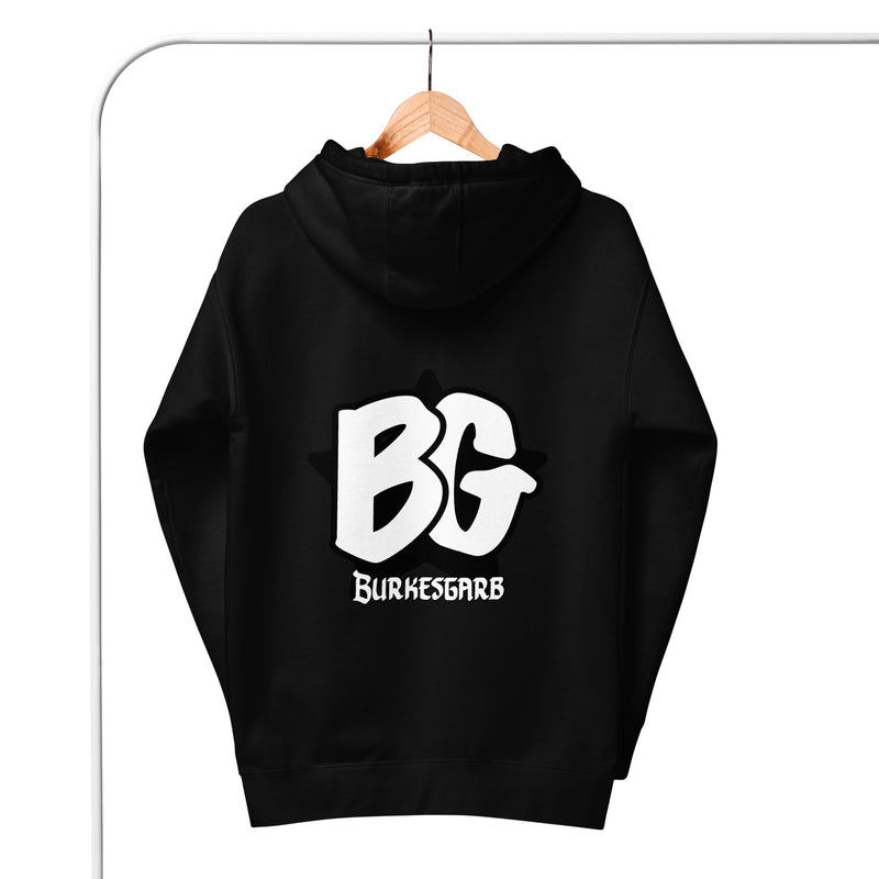 "Stay Cozy in Style with Burkesgarb BG Unisex Premium Hoodie"