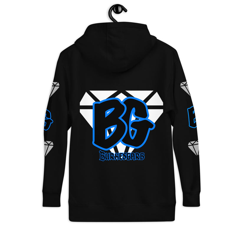 "Stay Cozy in Style with Burkesgarb BG Unisex Premium Hoodie"