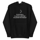 "Express Your Independent Spirit with the Burkesgarb 'I'm Not Single, I'm Just in a Long-Term Relationship with Freedom' Unisex Hoodie"