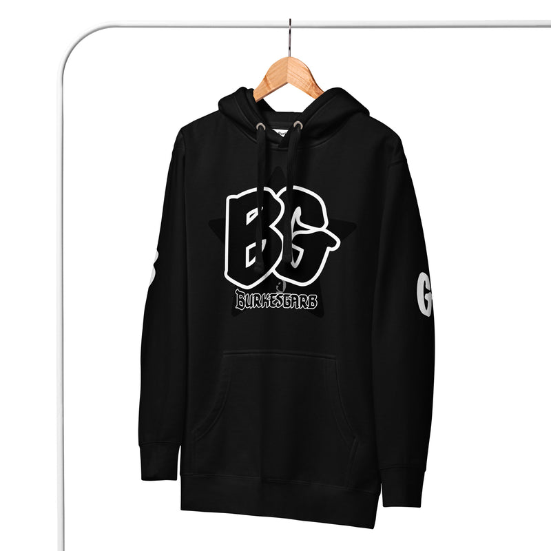 "Stay Cozy in Style with Burkesgarb BG Unisex Premium Hoodie"