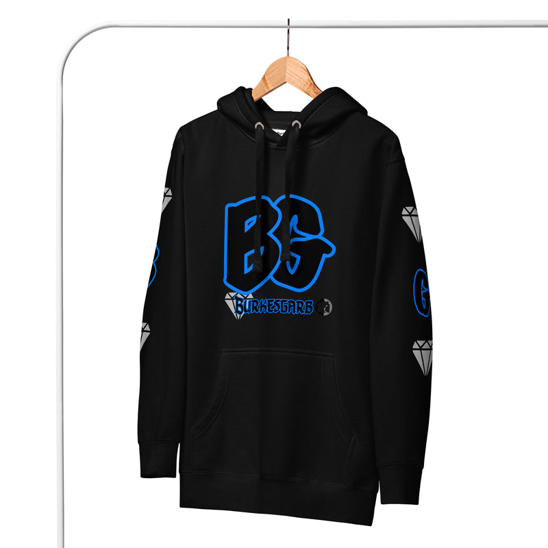 "Stay Cozy in Style with Burkesgarb BG Unisex Premium Hoodie"