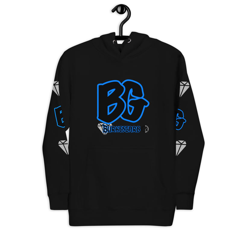 "Stay Cozy in Style with Burkesgarb BG Unisex Premium Hoodie"