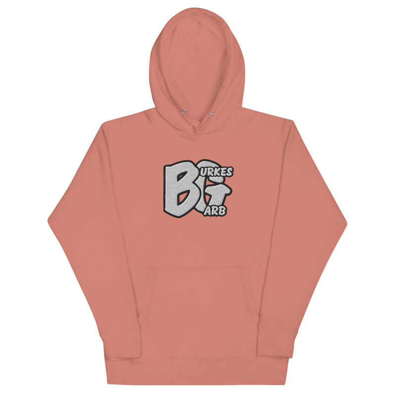 "Make a Statement with Burkesgarb Iconic BG Embroidered Unisex Hoodie"