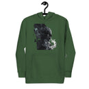 "Stay Stylish and Comfortable with the Burkesgarb Smoke Green Cross Unisex Hoodie"