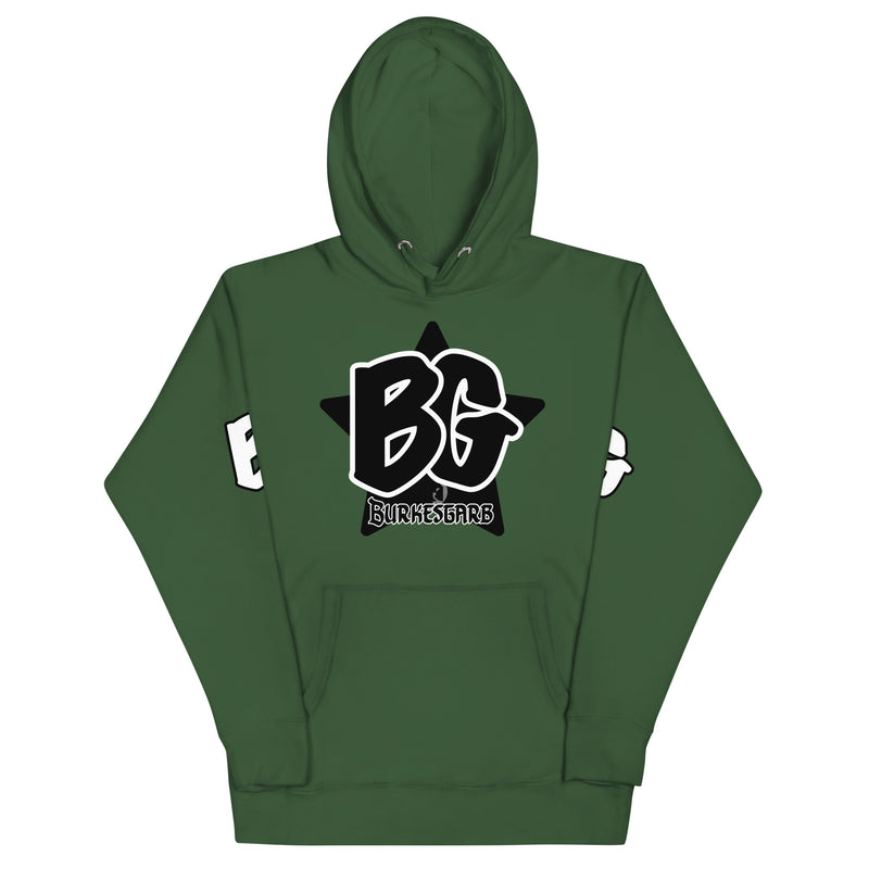 "Stay Cozy in Style with Burkesgarb BG Unisex Premium Hoodie"