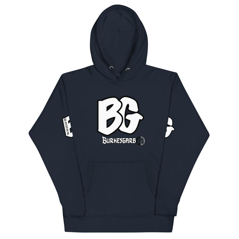 "Stay Cozy in Style with Burkesgarb BG Unisex Premium Hoodie"