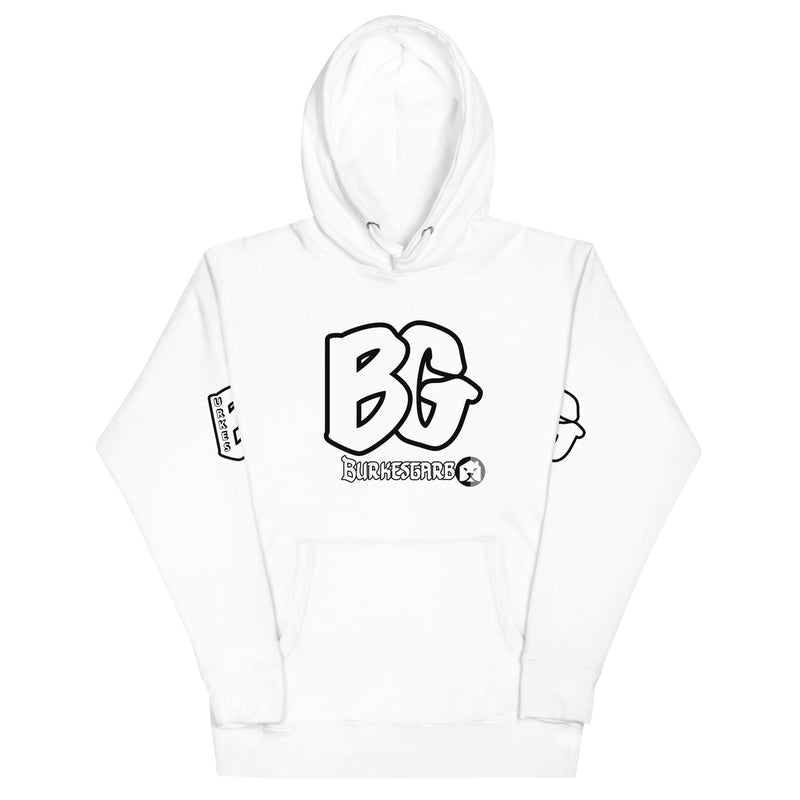 "Stay Cozy in Style with Burkesgarb BG Unisex Premium Hoodie"