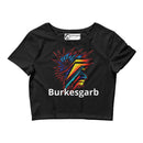 "Express Your Vibrant Style with Burkesgarb Colorful Thoughts Women’s Crop Tee"