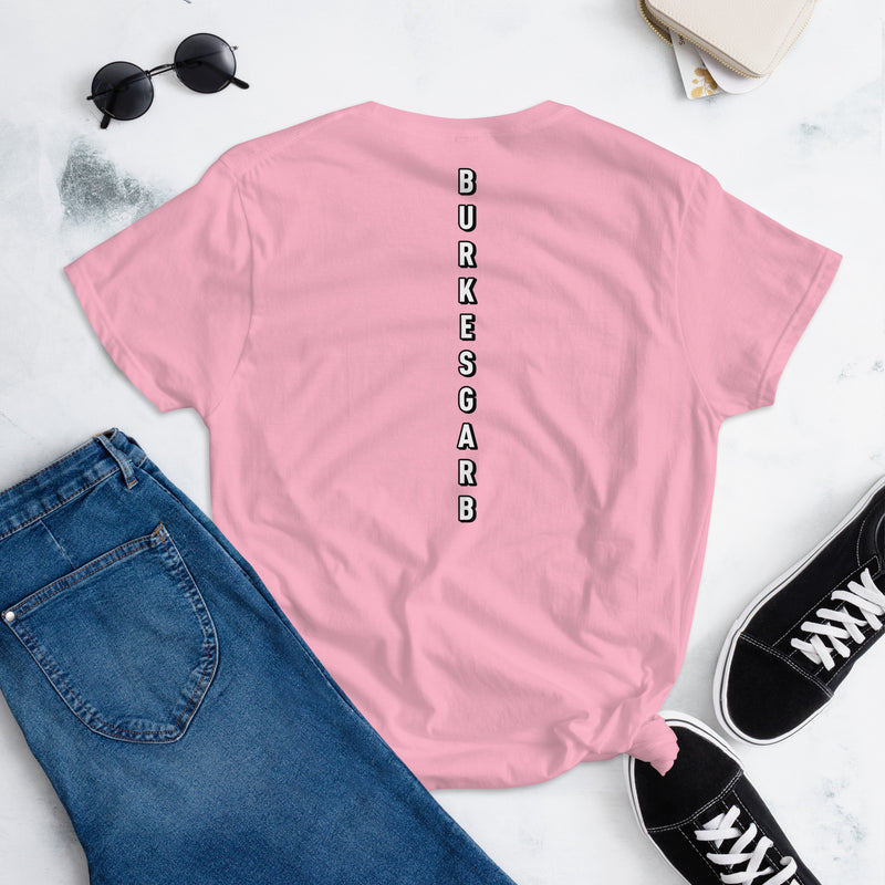 Spread Positivity with the Burkesgarb 'Bee Nice 2 Me' Women's Short Sleeve T-Shirt