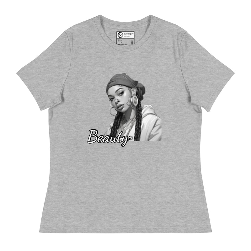 Burkesgarb Beauty Women's Relaxed T-Shirt: Effortless Style and Unmatched Comfort