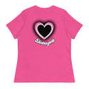 "Express Your Love for Fashion with Burkesgarb Love for em Heartz Women's Relaxed T-Shirt"