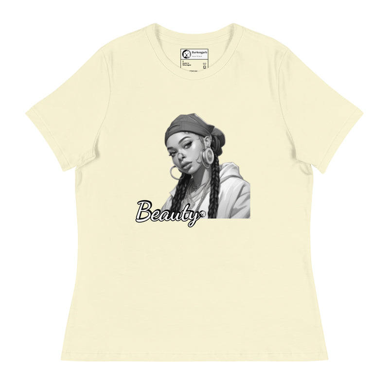 Burkesgarb Beauty Women's Relaxed T-Shirt: Effortless Style and Unmatched Comfort