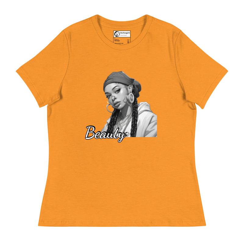 Burkesgarb Beauty Women's Relaxed T-Shirt: Effortless Style and Unmatched Comfort