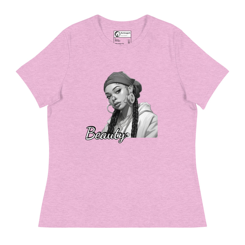 Burkesgarb Beauty Women's Relaxed T-Shirt: Effortless Style and Unmatched Comfort