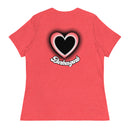 "Express Your Love for Fashion with Burkesgarb Love for em Heartz Women's Relaxed T-Shirt"