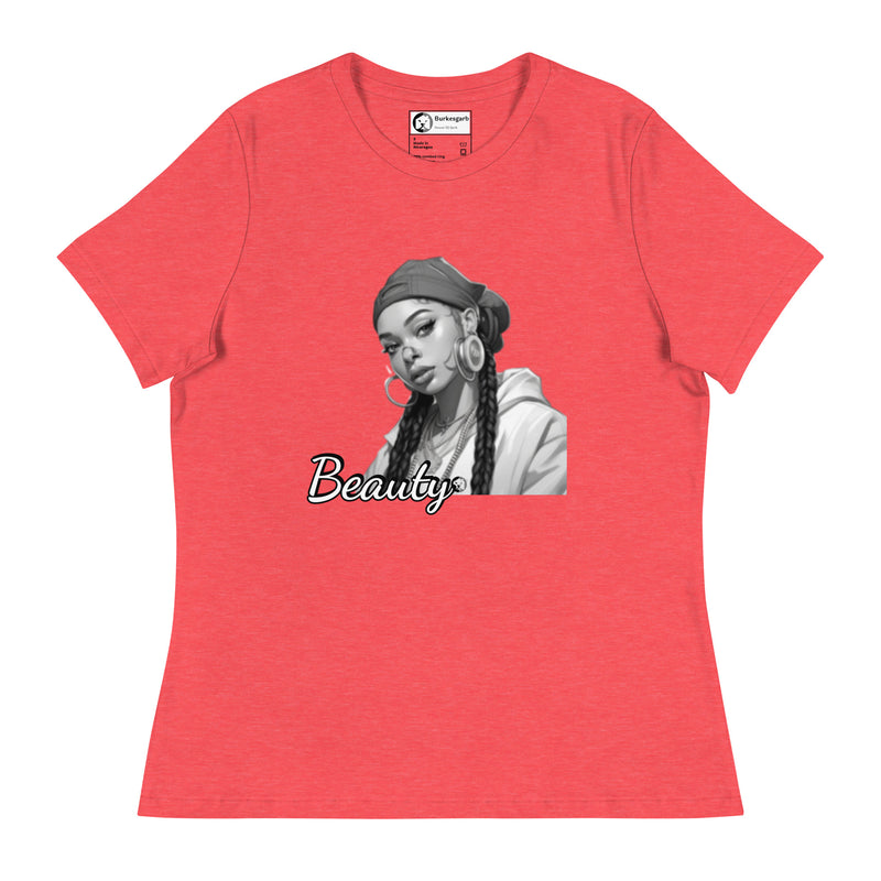 Burkesgarb Beauty Women's Relaxed T-Shirt: Effortless Style and Unmatched Comfort