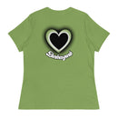"Express Your Love for Fashion with Burkesgarb Love for em Heartz Women's Relaxed T-Shirt"
