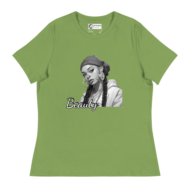 Burkesgarb Beauty Women's Relaxed T-Shirt: Effortless Style and Unmatched Comfort