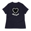 "Express Your Love for Fashion with Burkesgarb Love for em Heartz Women's Relaxed T-Shirt"