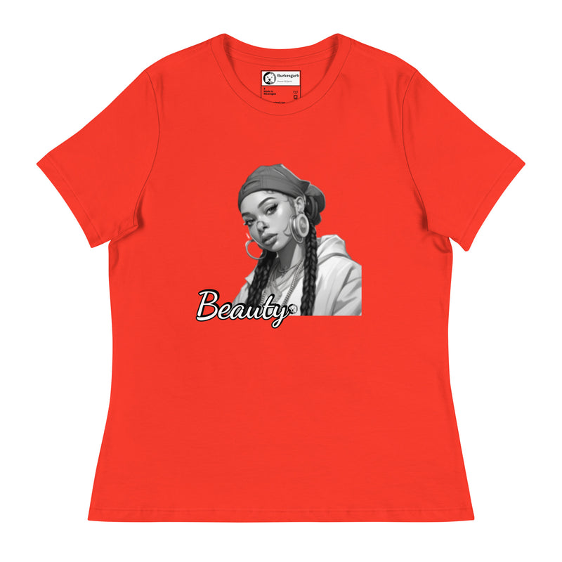 Burkesgarb Beauty Women's Relaxed T-Shirt: Effortless Style and Unmatched Comfort