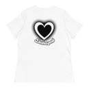 "Express Your Love for Fashion with Burkesgarb Love for em Heartz Women's Relaxed T-Shirt"