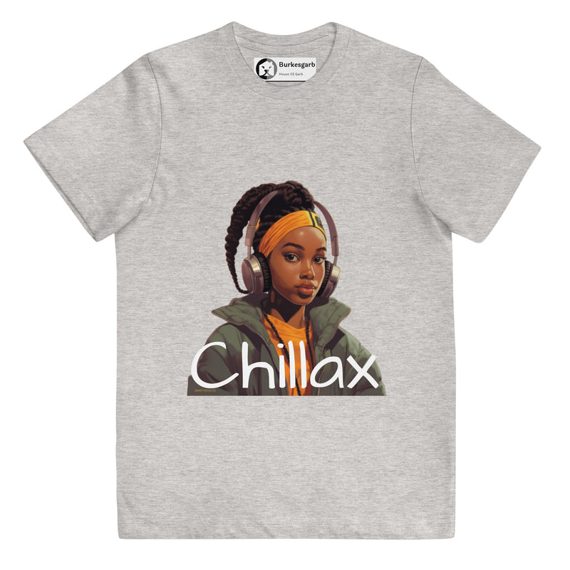 "Comfort and Style Combined: Burkesgarb Girls Youth Chillax Jersey T-Shirt"