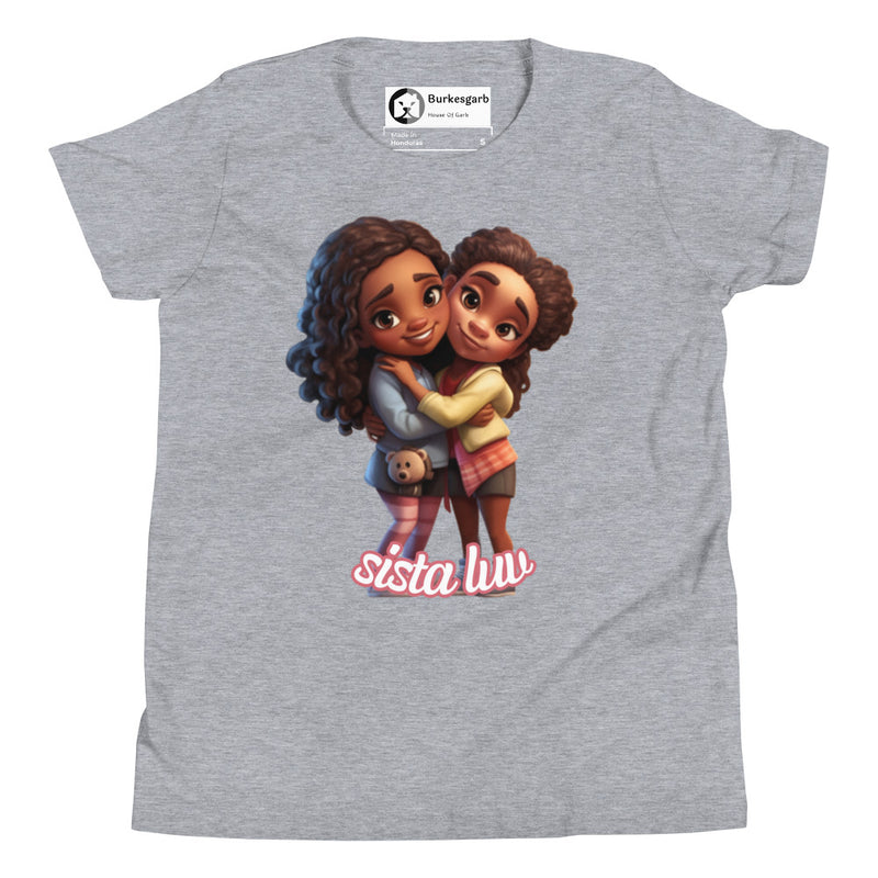 "Spread Love and Empowerment with Burkesgarb Sista Luv Youth T-Shirt"