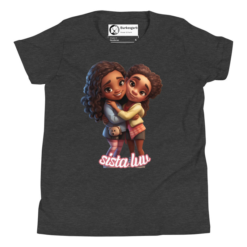 "Spread Love and Empowerment with Burkesgarb Sista Luv Youth T-Shirt"