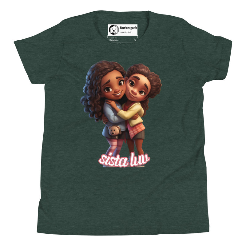 "Spread Love and Empowerment with Burkesgarb Sista Luv Youth T-Shirt"