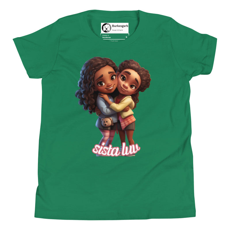 "Spread Love and Empowerment with Burkesgarb Sista Luv Youth T-Shirt"