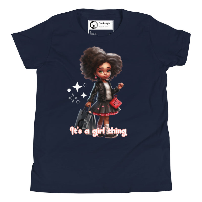 "Celebrate Girl Power with Burkesgarb Its a Girl Thing Youth Short Sleeve T-Shirt"