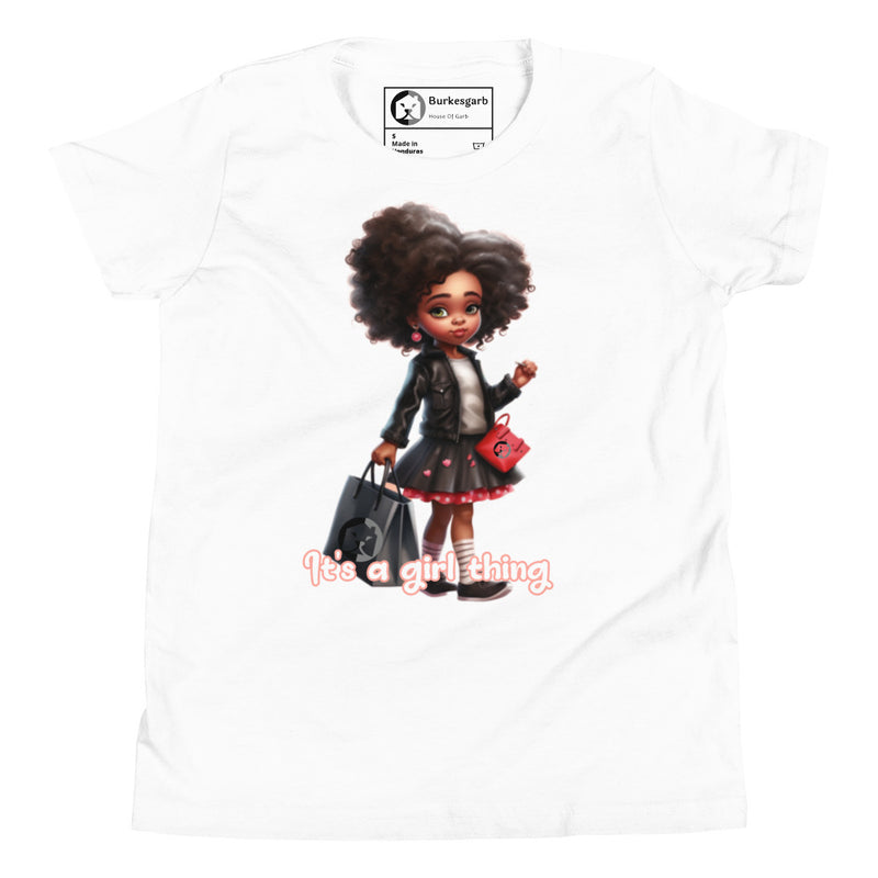 "Celebrate Girl Power with Burkesgarb Its a Girl Thing Youth Short Sleeve T-Shirt"