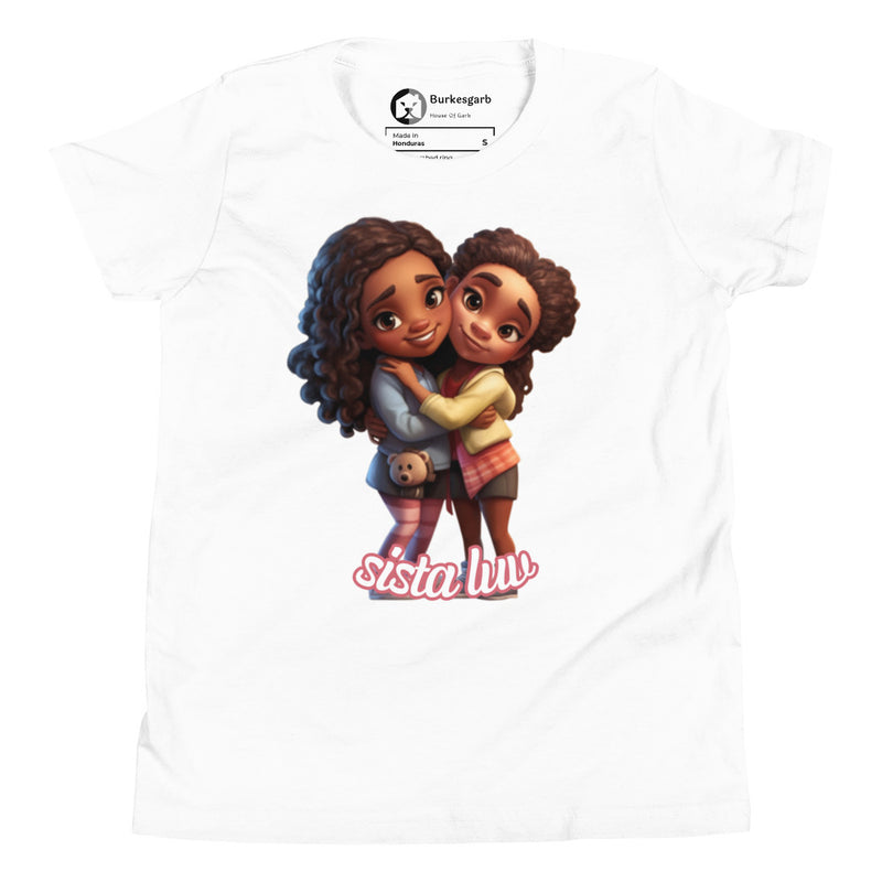 "Spread Love and Empowerment with Burkesgarb Sista Luv Youth T-Shirt"