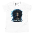 "Empower Young Girls with Burkesgarb 'Pretty & Powerful' Girl Youth Short Sleeve T-Shirt"