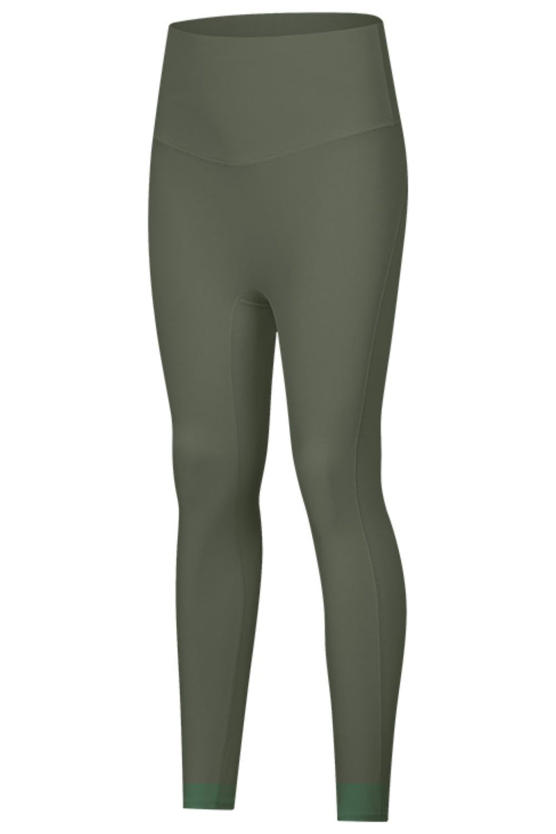 Seamless High-Rise Wide Waistband Yoga Leggings: Elevate Your Yoga Practice at Burkesgarb