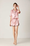Lapel Collar Shirt and Shorts Lounge Set: Effortless Style and Comfort Combined