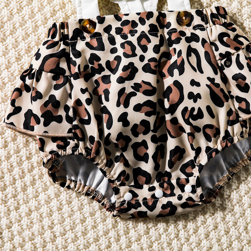 Adorable and Stylish: Leopard Print Rompers for Babies