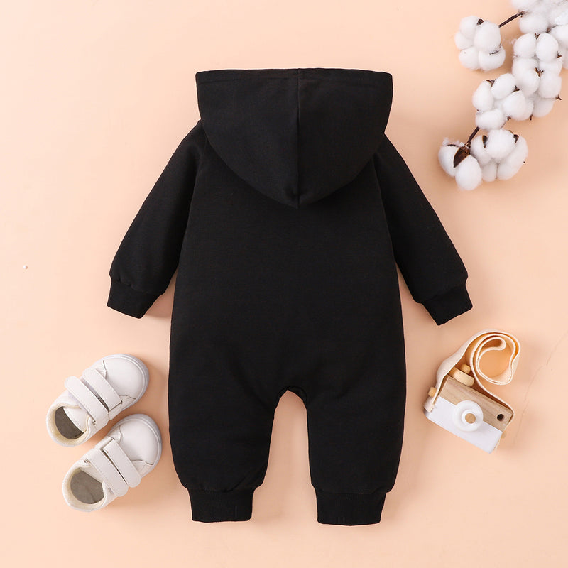 Little King Style: Hooded Bodysuit Set at Burkesgarb