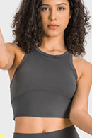 Workout in Style with Racerback Cropped Sports Tank | Burkesgarb