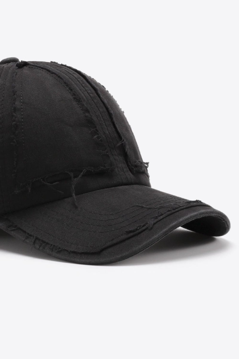 "Stylish and Casual: Distressed Adjustable Baseball Cap by Burkesgarb | Trendy and Comfortable Headwear"