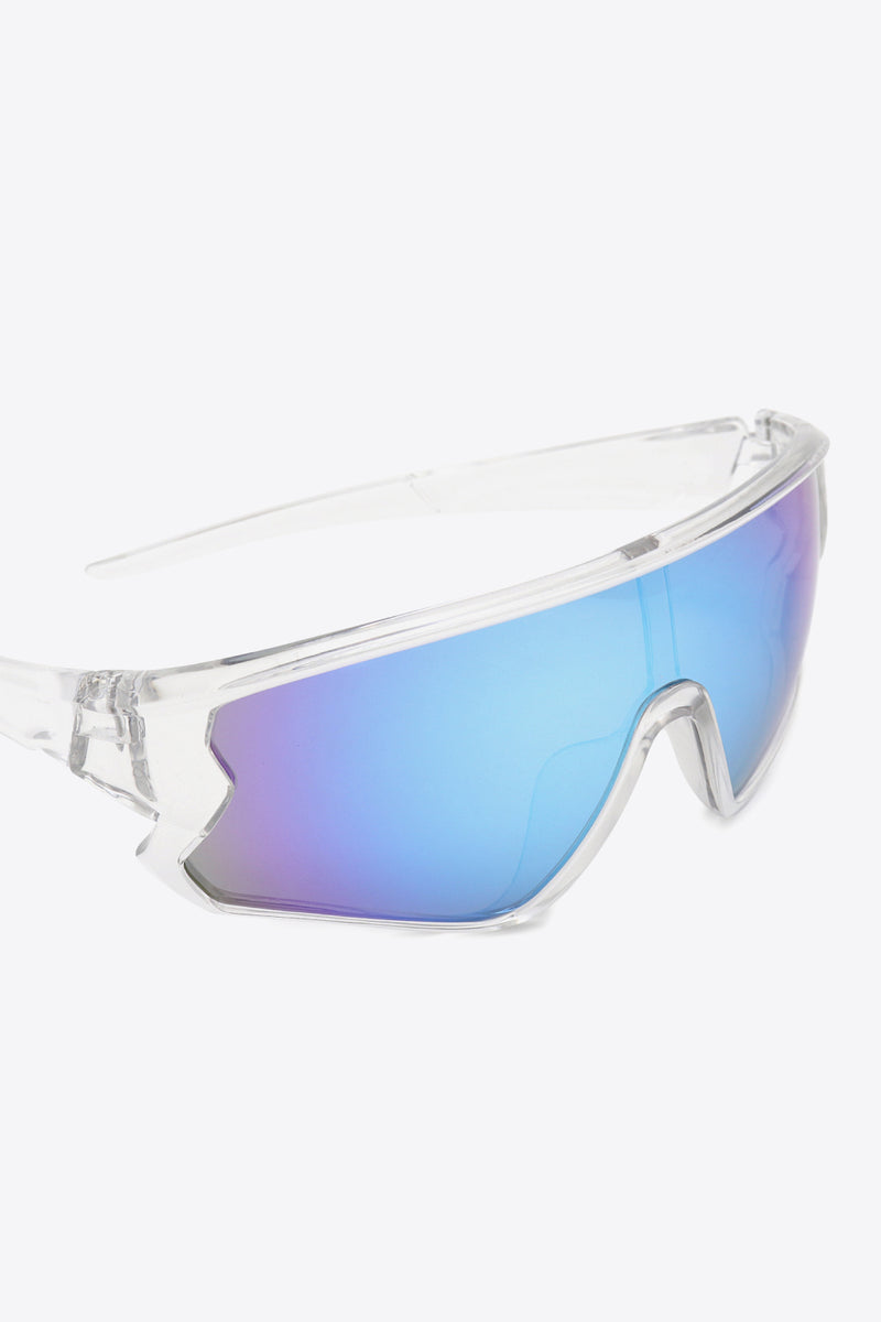 Stay Fashion-Forward with Polycarbonate Shield Sunglasses from Burkesgarb