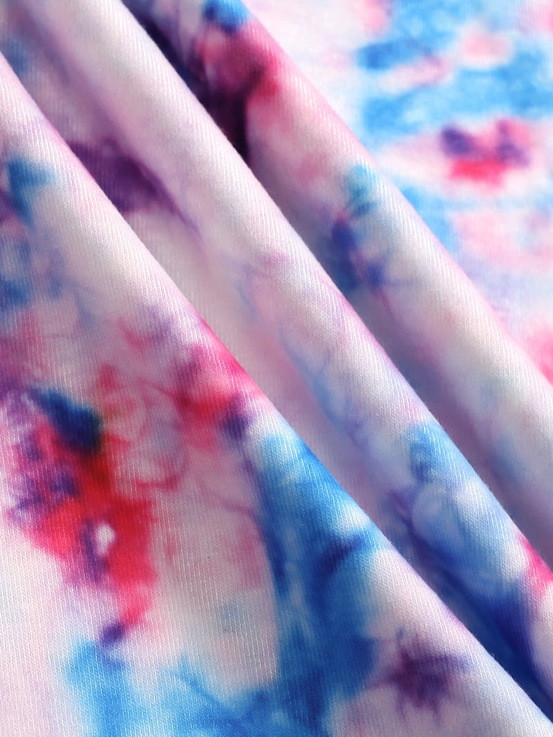 Vibrant Vibes: Tie-Dye Short Sleeve Tee at Burkesgarb