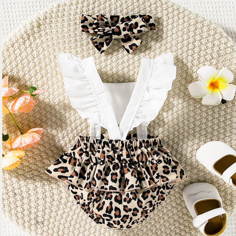 Adorable and Stylish: Leopard Print Rompers for Babies