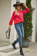 Embrace Effortless Style with the Leopard Round Neck Dropped Shoulder Sweater at Burkesgarb