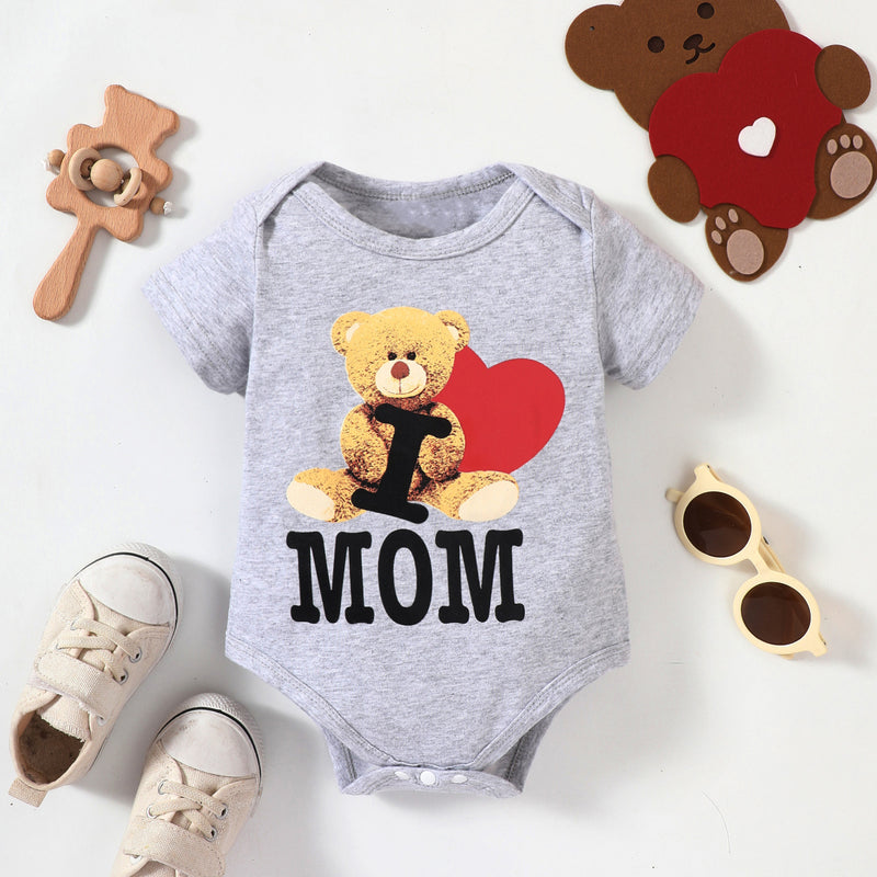 Adorable Baby Bear Short Sleeve Bodysuit at Burkesgarb | Shop Now!