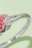 "Dazzling 1 Carat Moissanite Ring | Burkesgarb - A Sparkling Symbol of Elegance