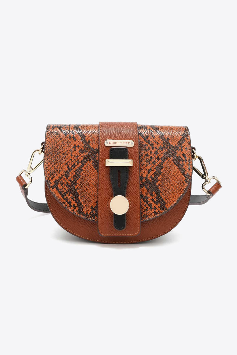 Elevate Your Style with the Nicole Lee USA Python 3-Piece Bag Set at Burkesgarb