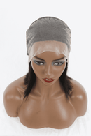 Embrace Natural Elegance: 12" 140g Natural Color Lace Front Wigs Human Hair, 150% Density